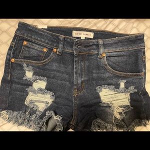 Almost Famous Jean Shorts